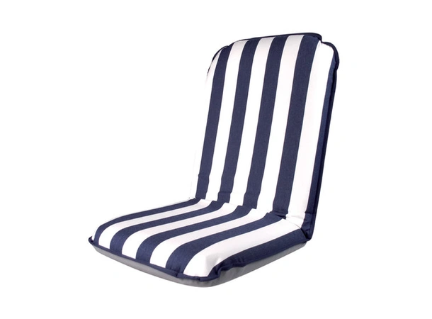 COMFORT SEAT Sittepute, Blå/Hvit striper justerbar sitte- og liggevinkel